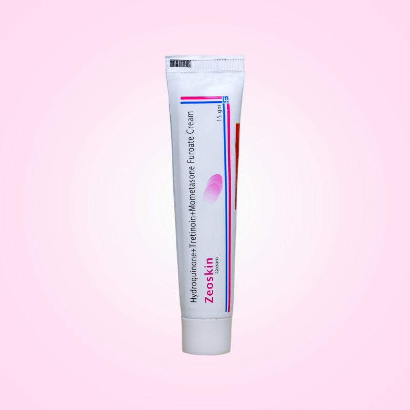 Zeoskin Cream (Hydroquinone+Tretinoin+Mometasone Furoate Cream)